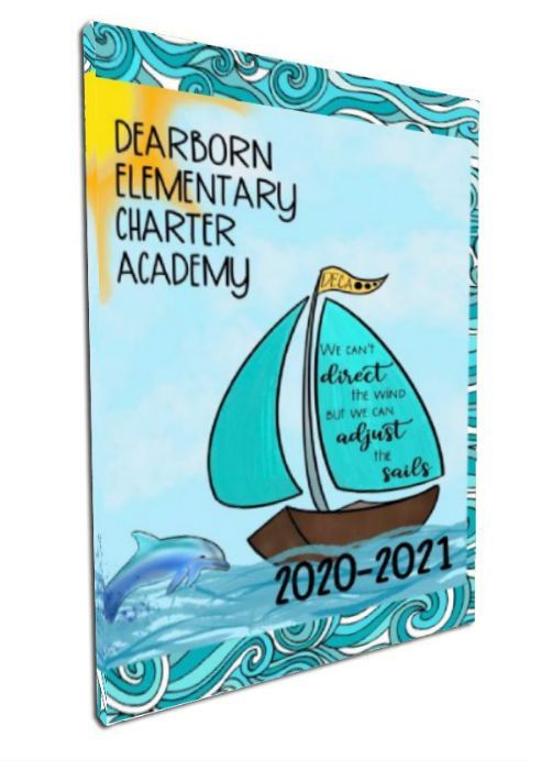 Dearborn Elementary Hard 2021 Yearbook